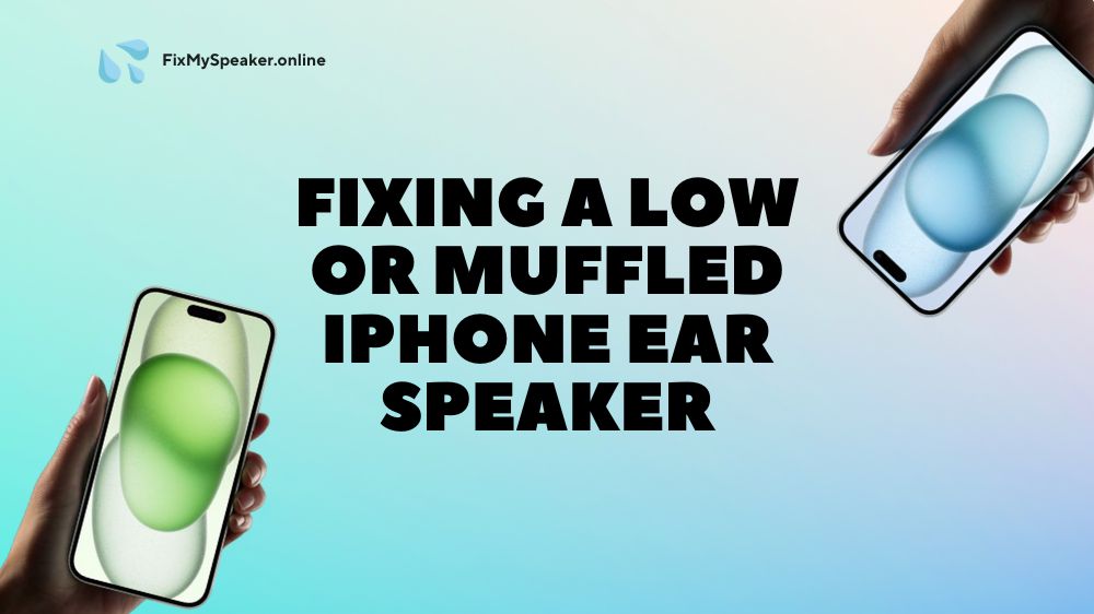 Fixing a Low or Muffled iPhone Ear Speaker